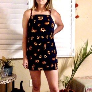 COPY - NASTY GAL Leopard Print Mini Con Dress Siz…